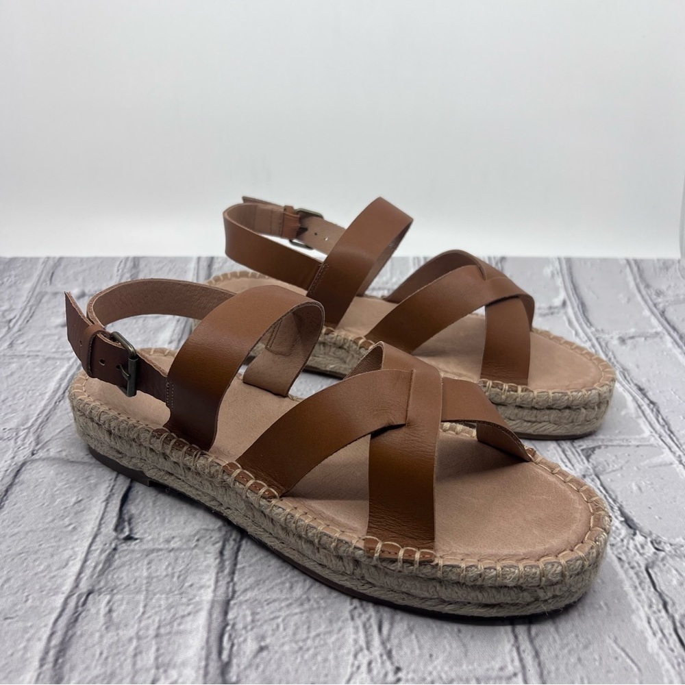 Brown Leather Women's Sandals